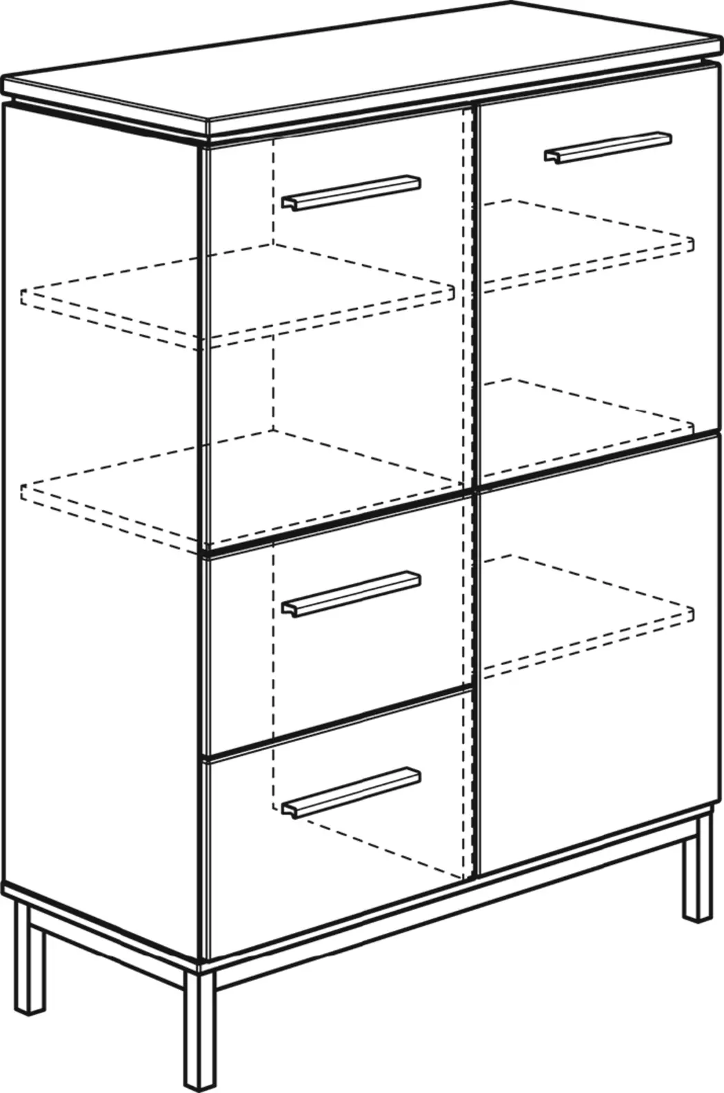 Highboard Benne