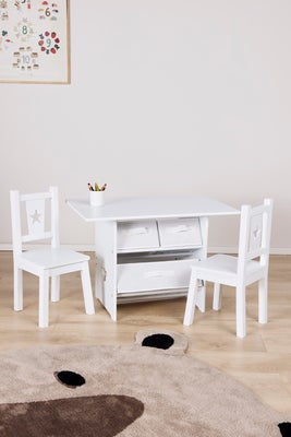 Cloudberry Castle STAR Bord og Stoler, Hvit