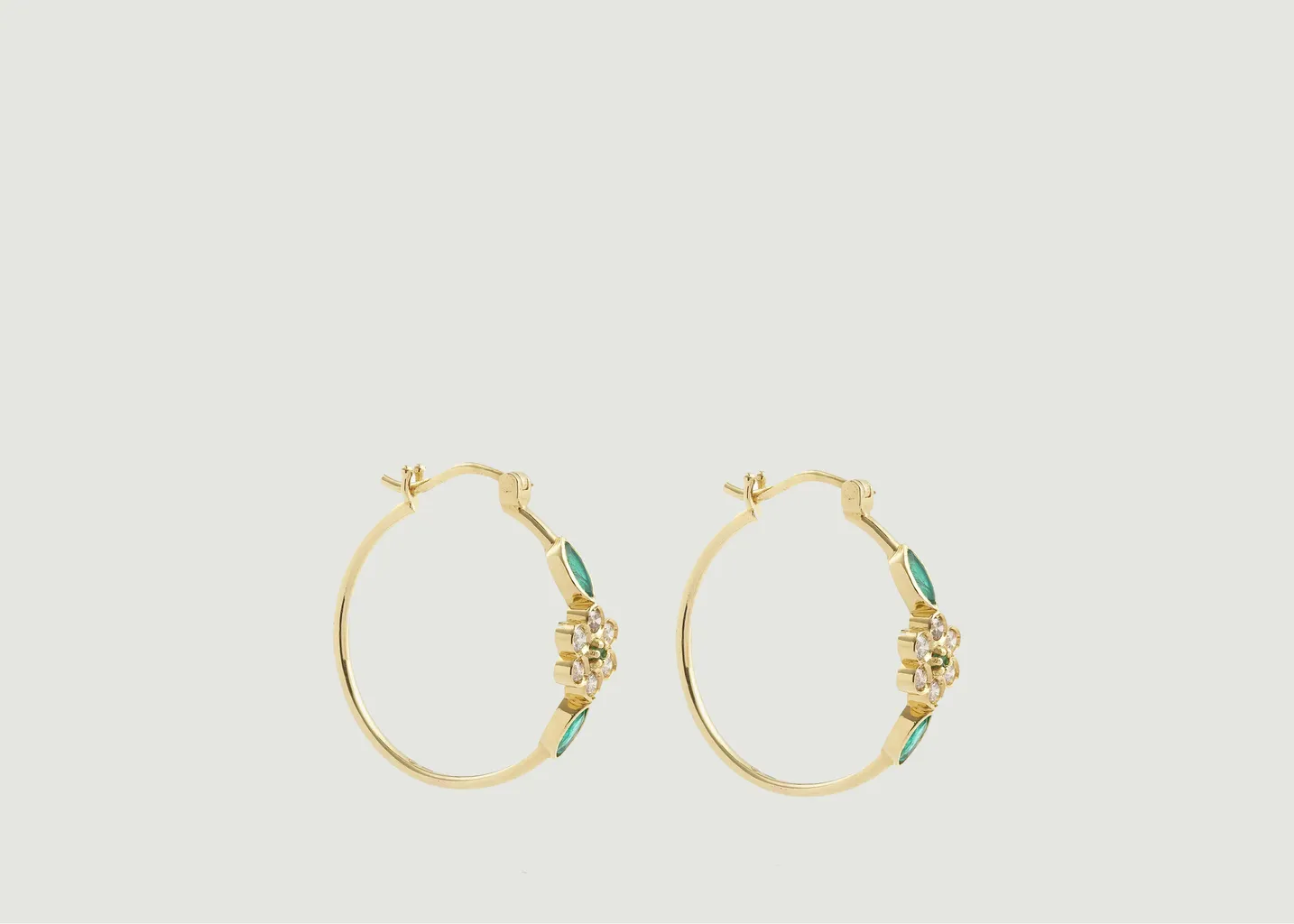 Boucles d'Oreilles Miniflower 3 Brume Sophie d'Agon