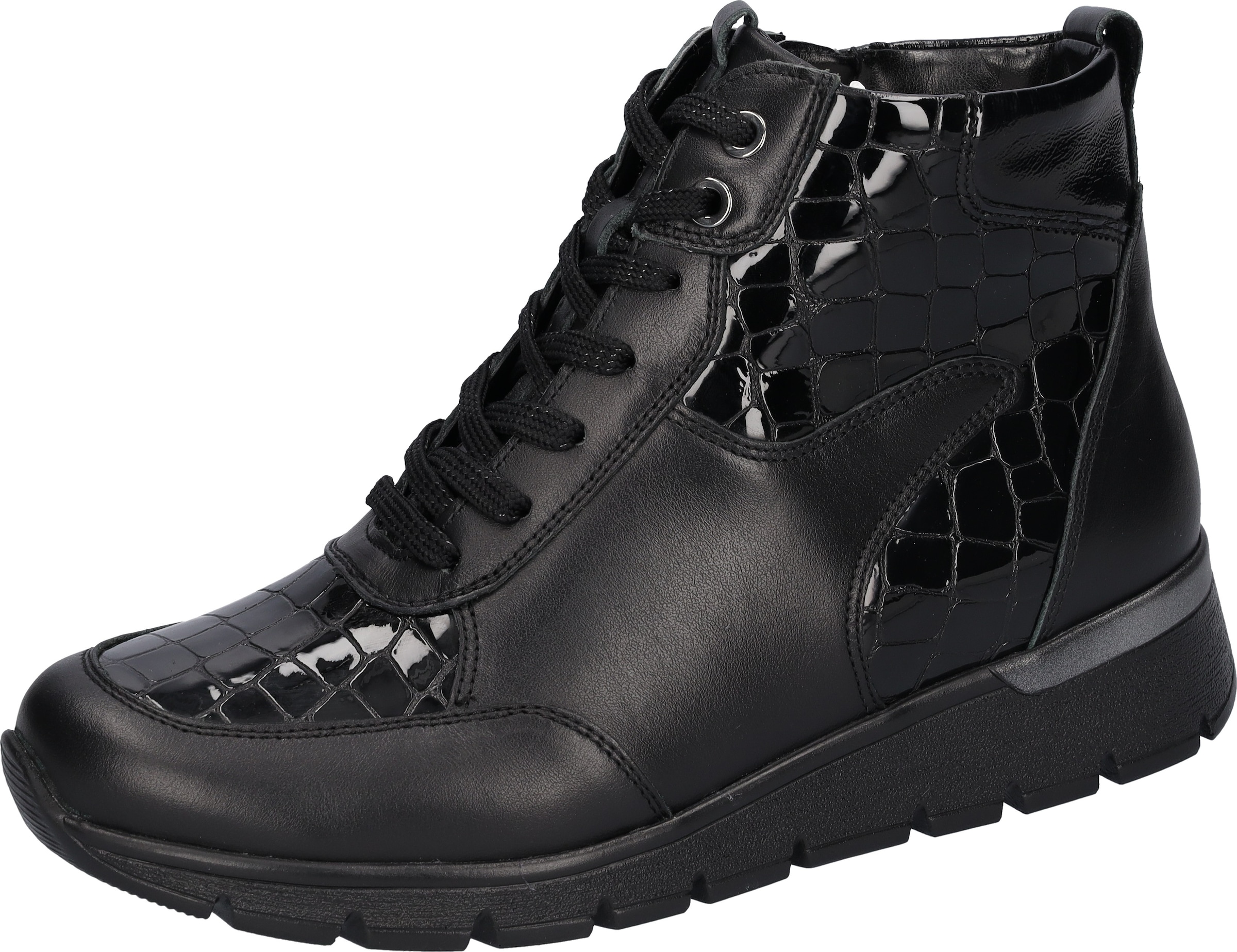 Waldläufer Schnürboots »K-RAMONA«  , Stiefelette, Bequemschuh mit Innenreissverschluss, K-Weite