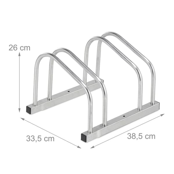 Sykkelstativ for 2 sykler