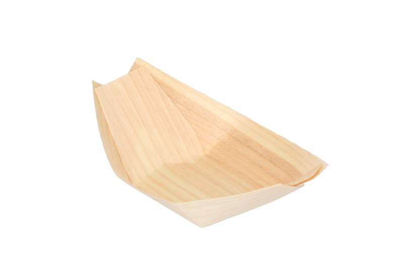 Amuse bootje hout 92x52mm 100% FSC® BIO