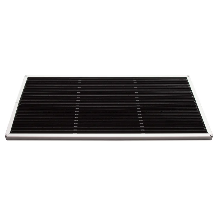 Rizz - Fussmatte door-line, 87 × 44 cm, silber