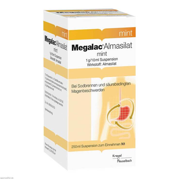 Megalac Almasilat mint Suspension, 250 ml