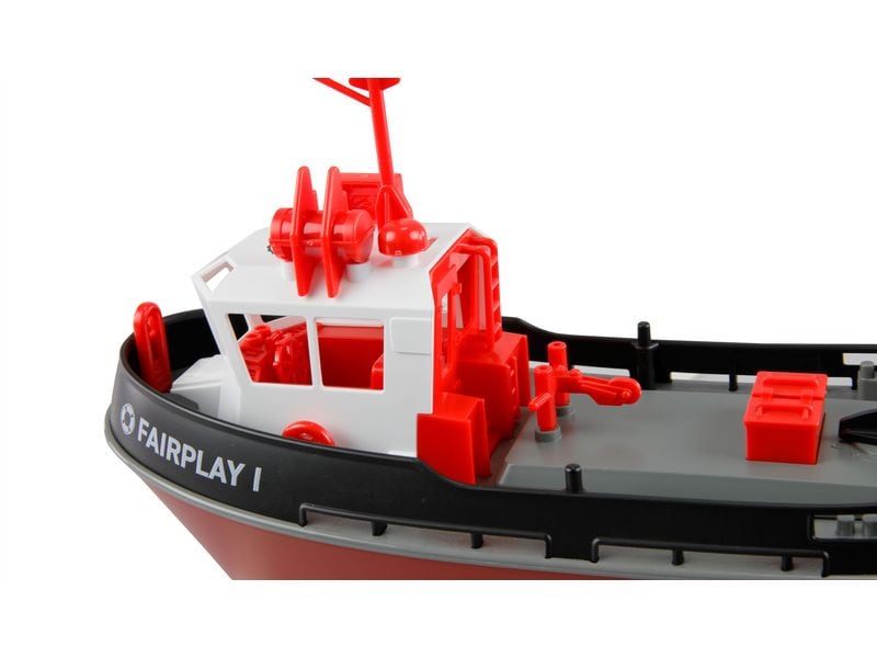 Amewi Boot Fairplay I Schlepper Schwarz, RTR, 1:72 2-Motoriges ferngesteuertes Boot