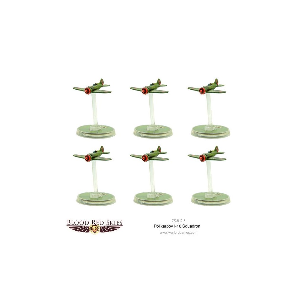 Blood Red Skies - Soviet- Polikarpov I-16 Squadron, 6 Planes