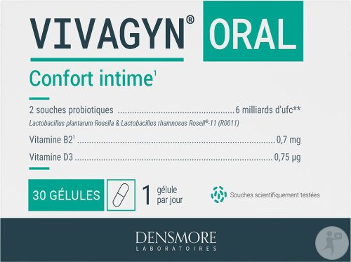 Laboratoire Densmore Vivagyn Voie Orale Confort Intime 30 Gélules