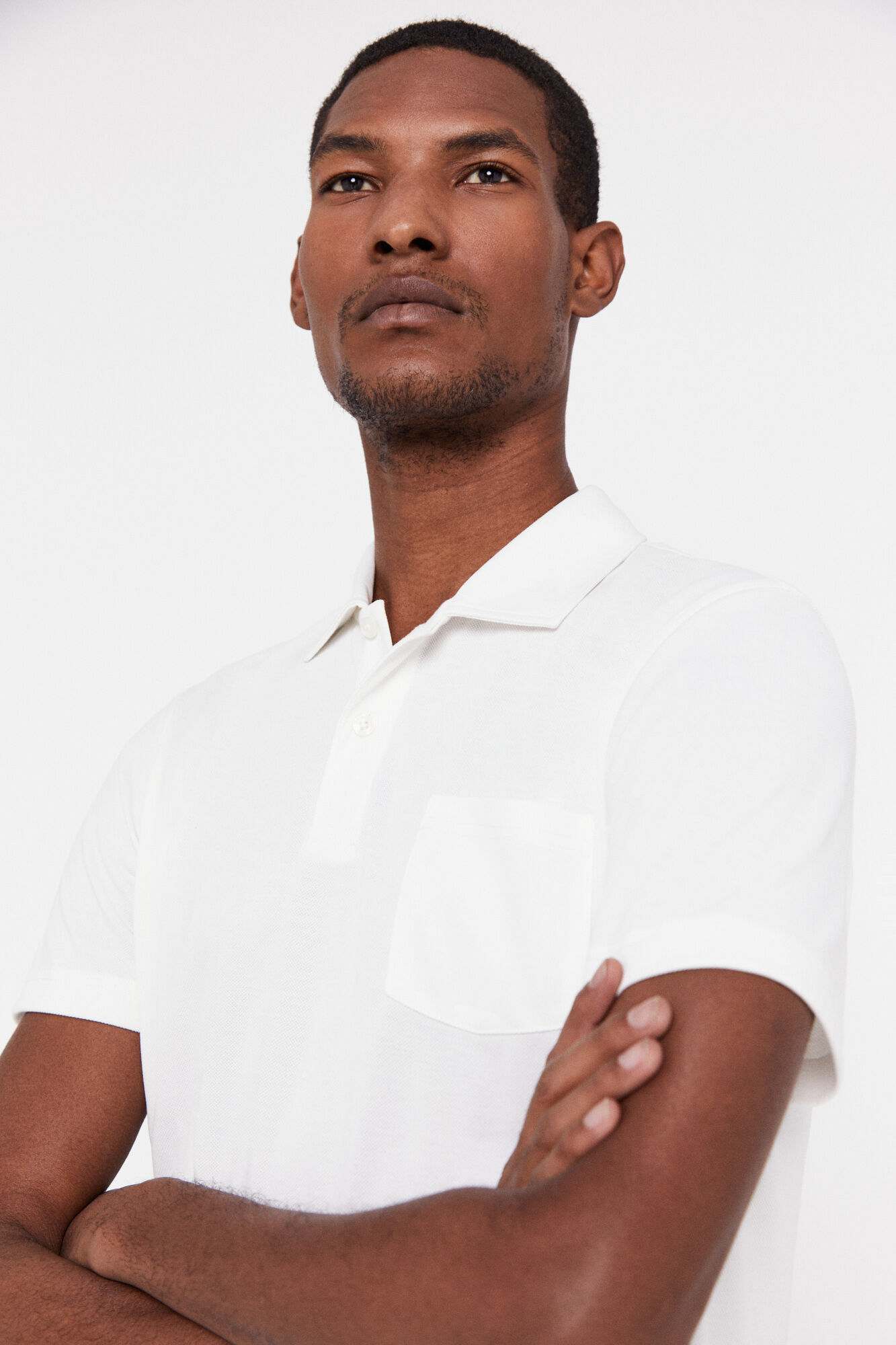 Camisa polo Coolmax - Branca