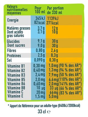 Smoothie Protéiné Andros Sport Récup Lait de Coco/Ananas/Passion 250ml