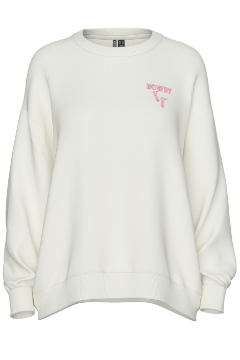 Pieces witte dames sweater