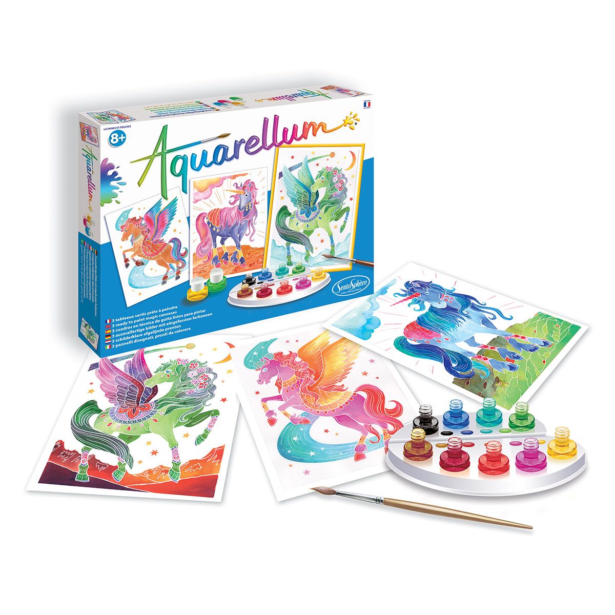 Aquarellum Licorne et Pégase
