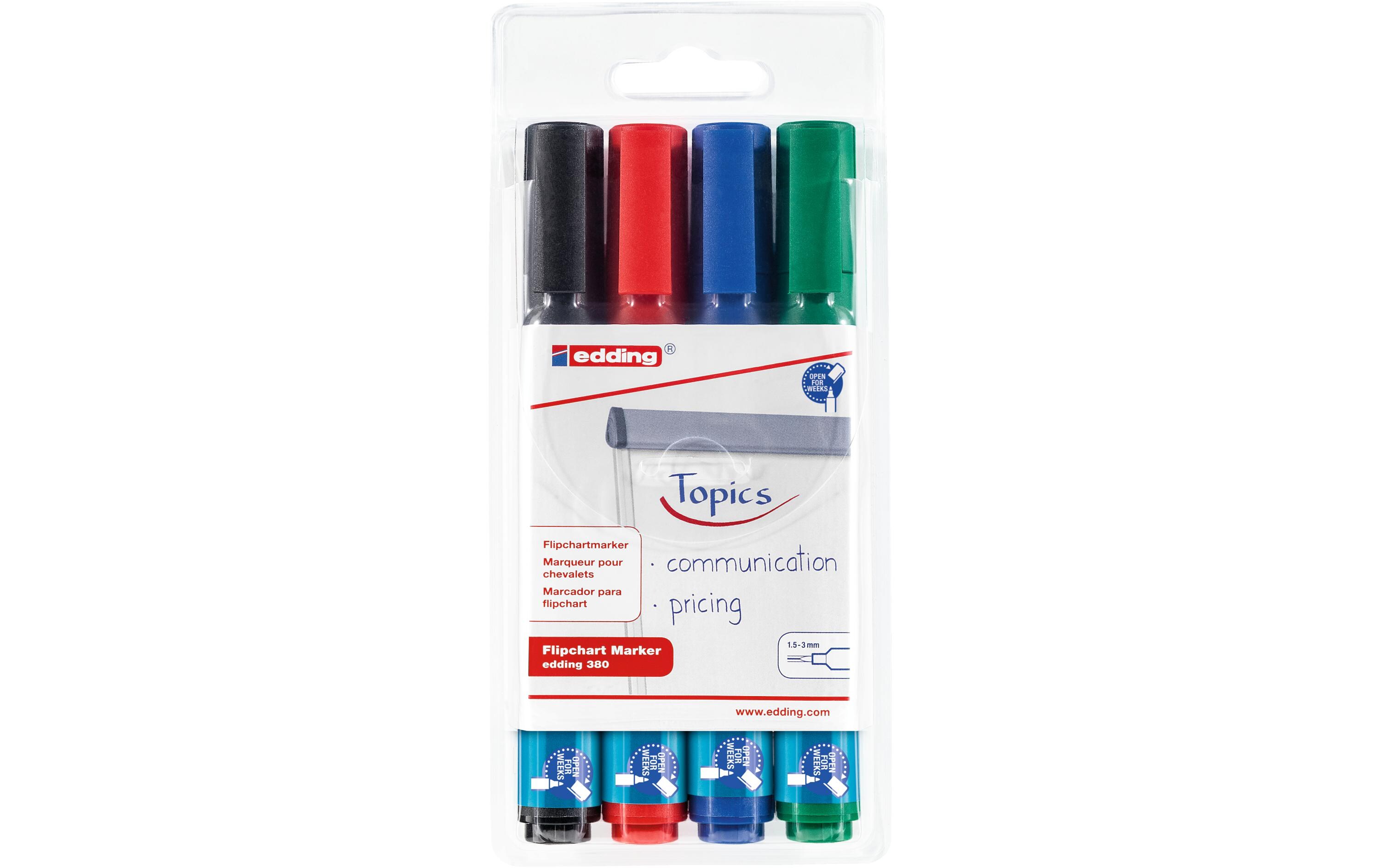 Flipchart-Marker 380 4 Stück4er-Etui
