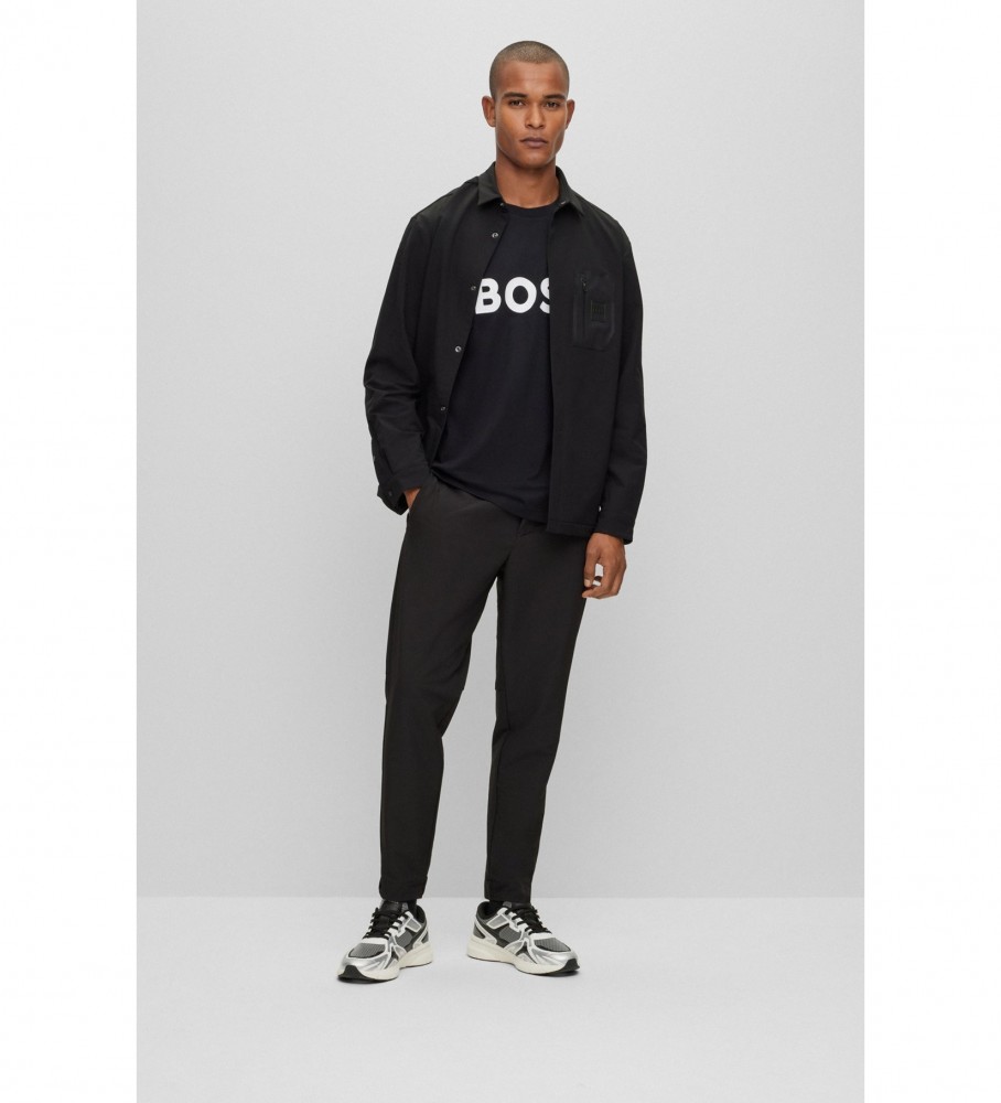 Camiseta BOSS Regular Fit Preta