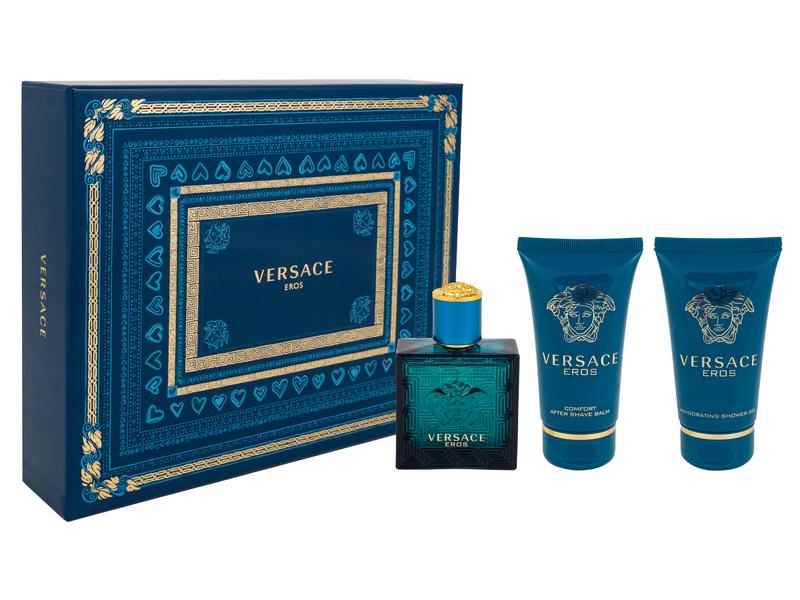 Versace Eros Men Eau de Toilette Set 1 Stück Duftset mit Eau de Toilette und passendem Duschgel sowie Aftershave