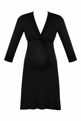 Cache Coeur MILK Gravid- og Ammenattkjole, Black