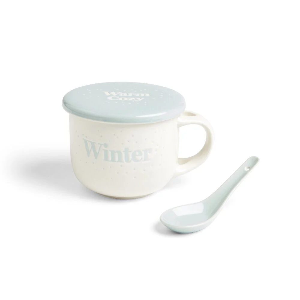Bol jumbo 62cl avec cuillère et couvercle winter