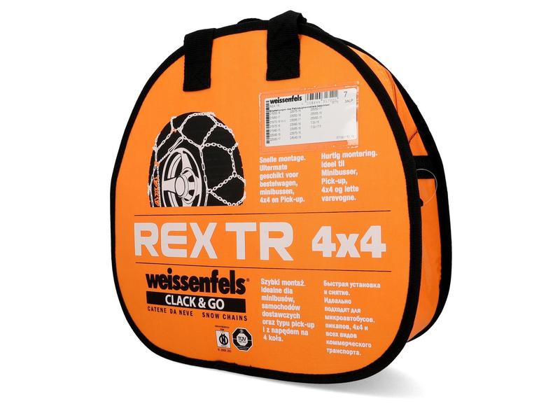 Weissenfels Stahlschneekette Rex TR 4 x 4 Gruppe 7 Schneeketten mit professioneller Leistung