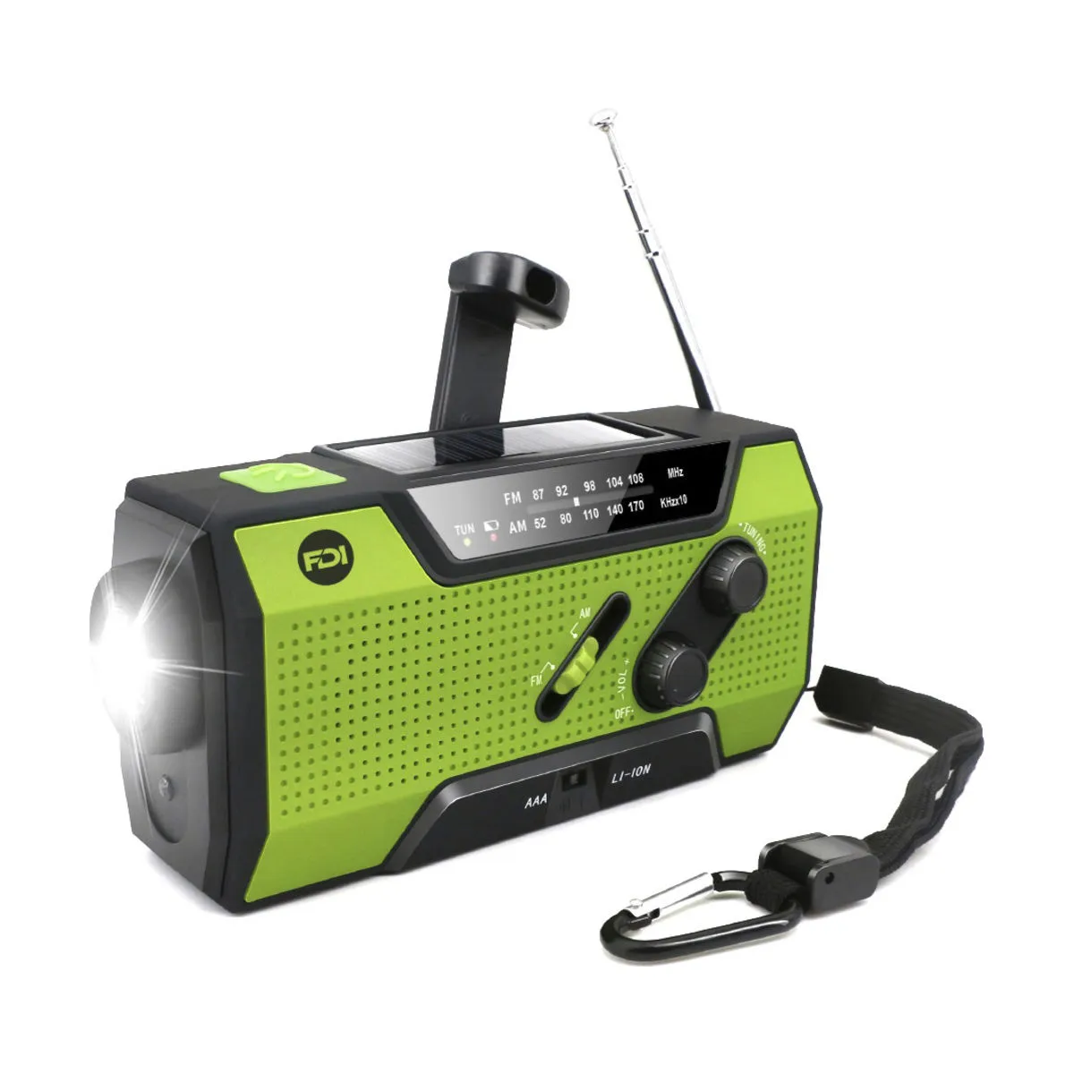FDI Radio m. LED-lys