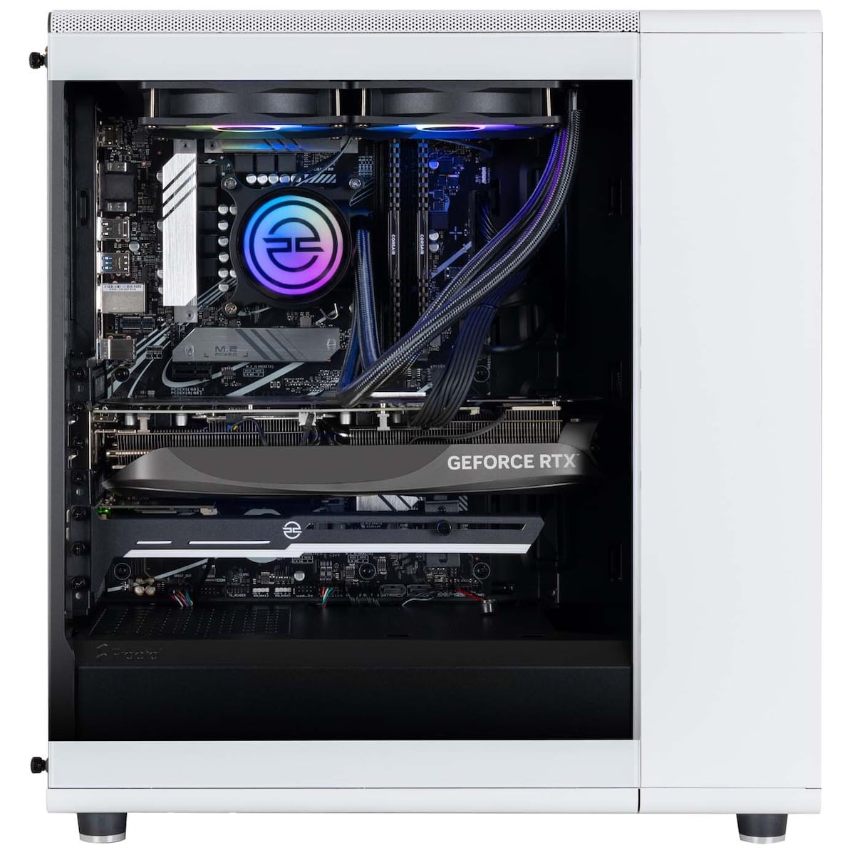 PCSpecialist North 200 i7/32/2000/4070 Ti Super (hvit)
