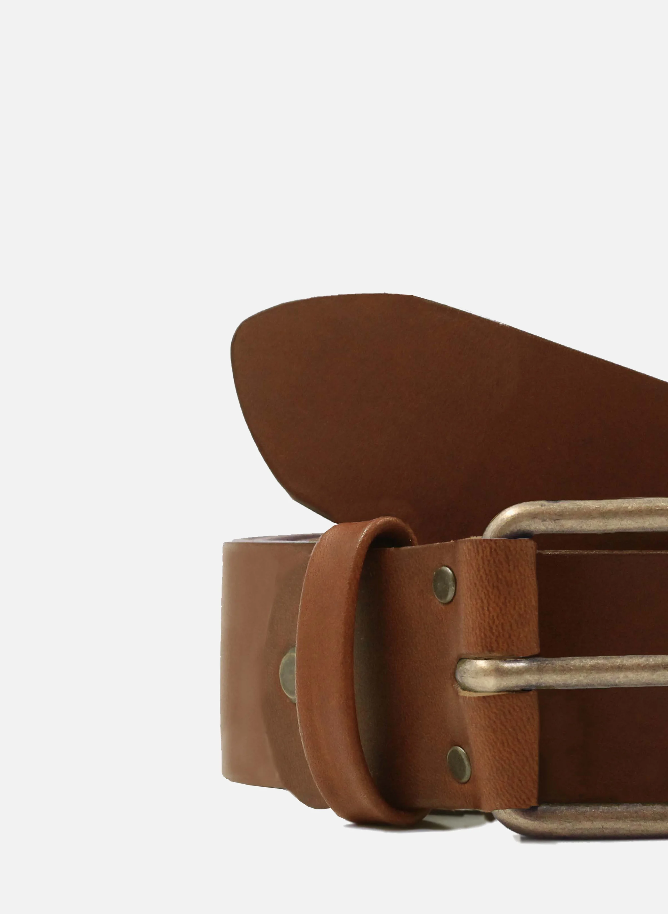Ceinture week-end cuir lisse | Marron