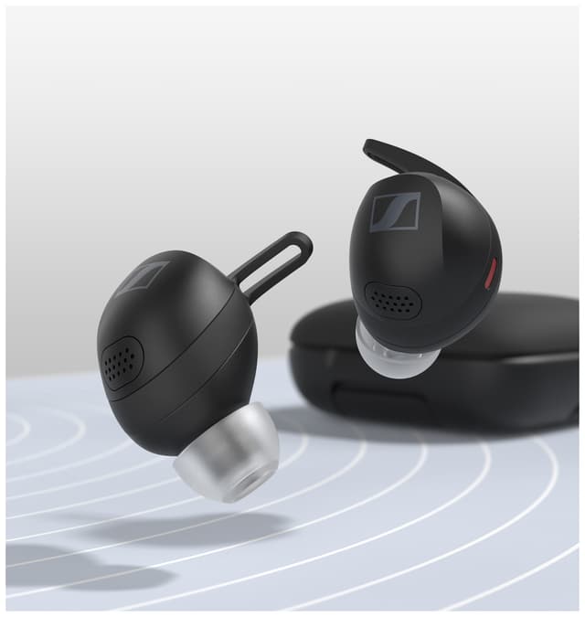 Sennheiser Momentum Sport true wireless in-ear høretelefoner (sort)