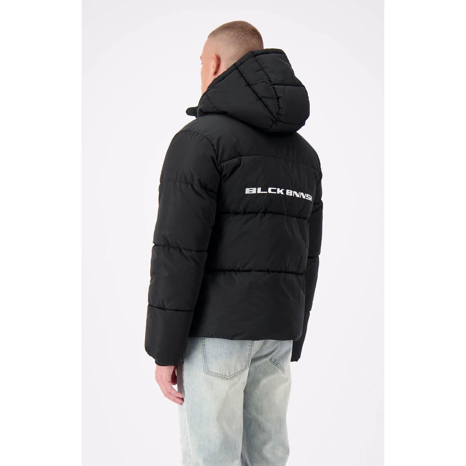 Black Bananas  Block Puffer Jacket
