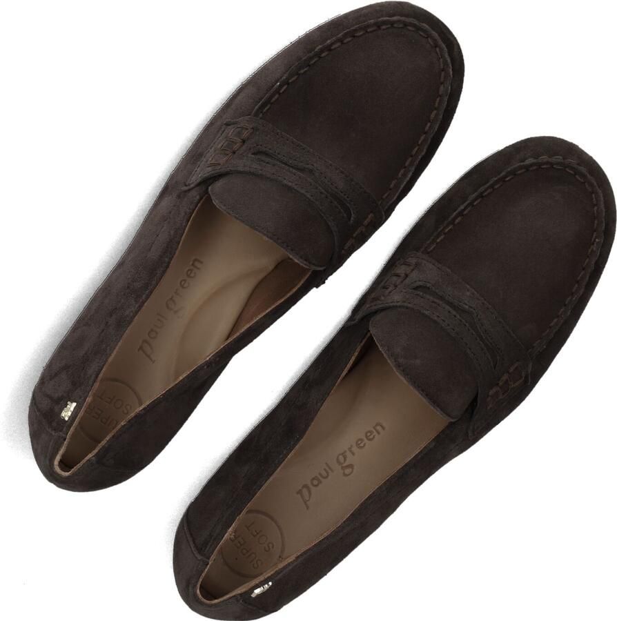 PAUL GREEN Loafers Dames 1188 Maat: 40 Materiaal: Suède Kleur: Bruin