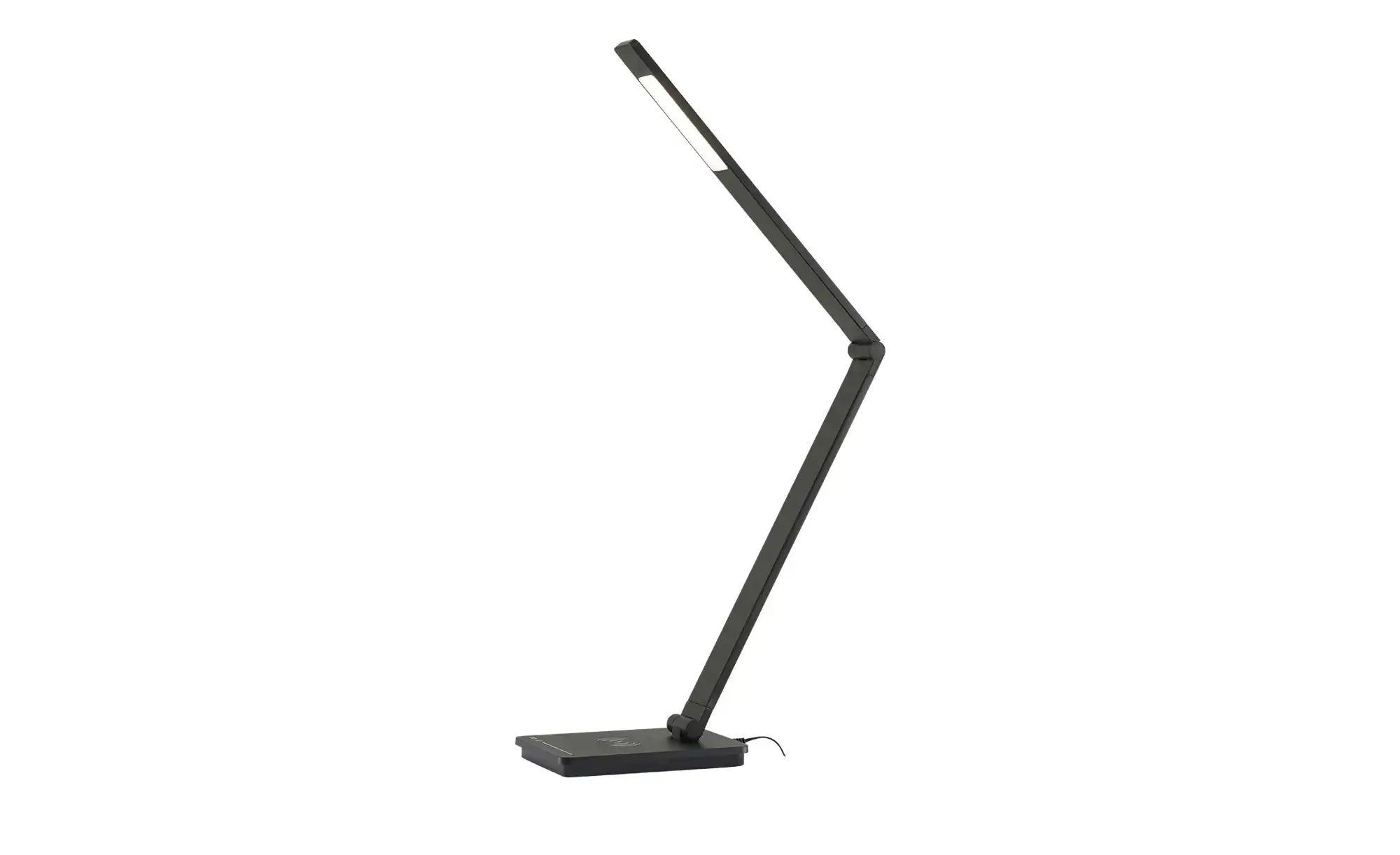 KHG LED-Tischleuchte, schwarz mit Qi-Charger