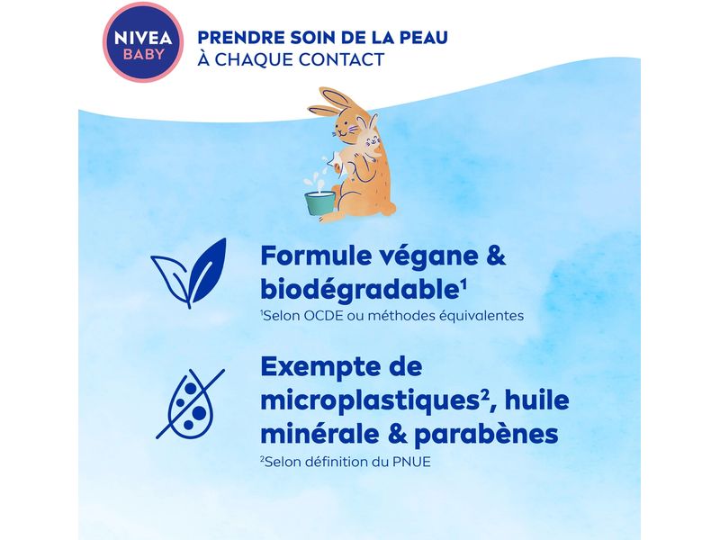 NIVEA BABY Feuchttücher Aqua Multipack 4 x 57 Stk. Aqua Wipes für zarte Babyhaut