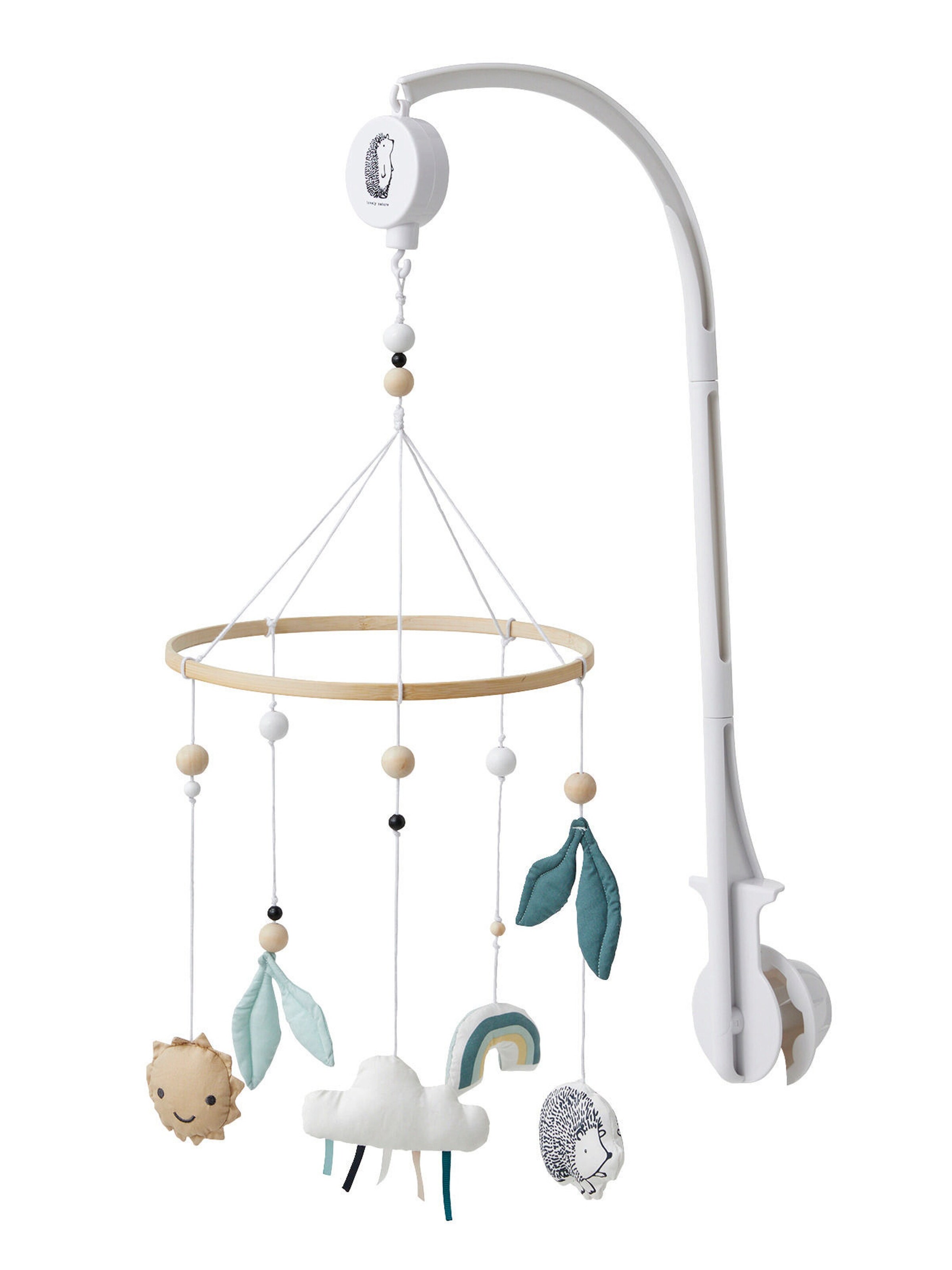 Vertbaudet Baby Musikmobile LOVELY NATURE, Bio-Baumwolle grün