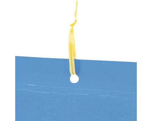 Blauwe kleefvallen met hanger, Windhager, 10 stuks, ca. 24 x 10 cm, tegen trips, insecticidevrij, geurloos