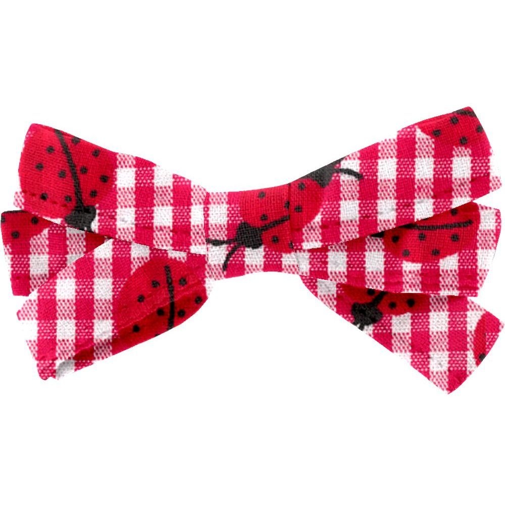 Barrette Ruban Vichy Coccinelle