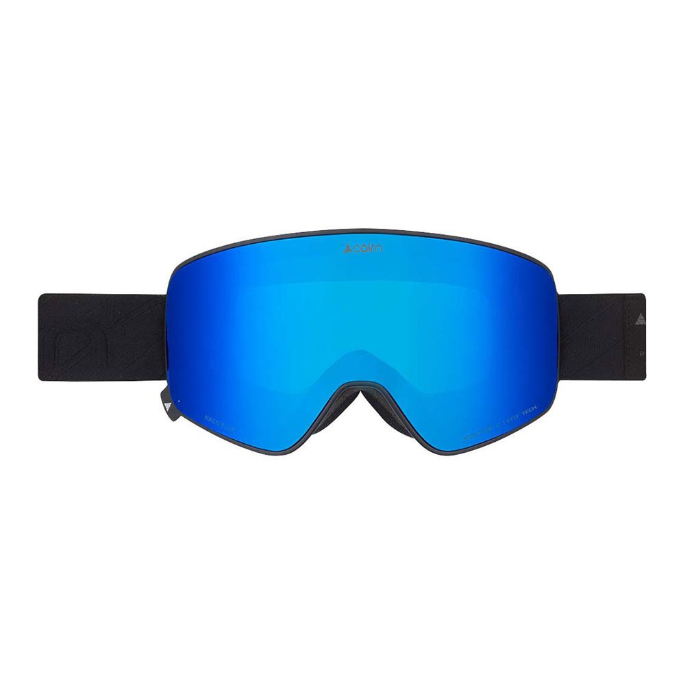 Cairn MAGNITUDE - Masque ski + écran supplémentaire Homme mat black/blue