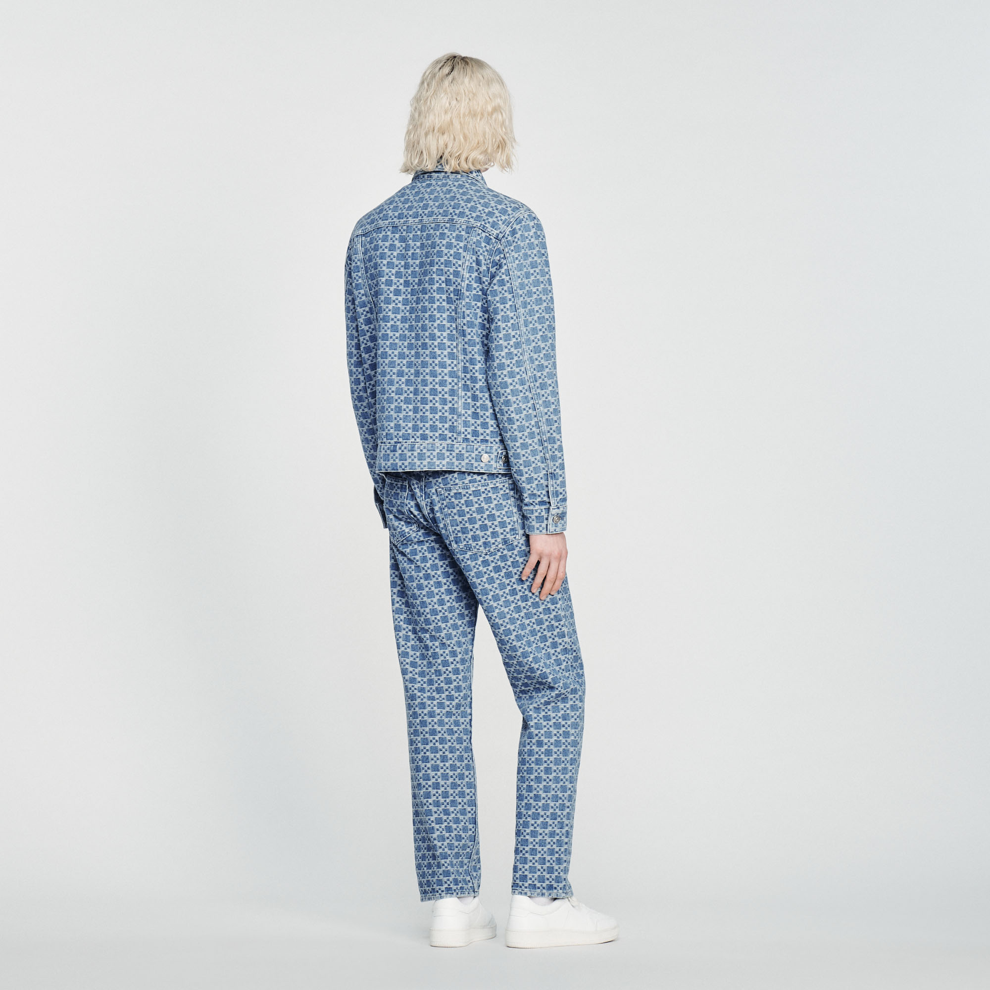 Blouson en denim Square Cross