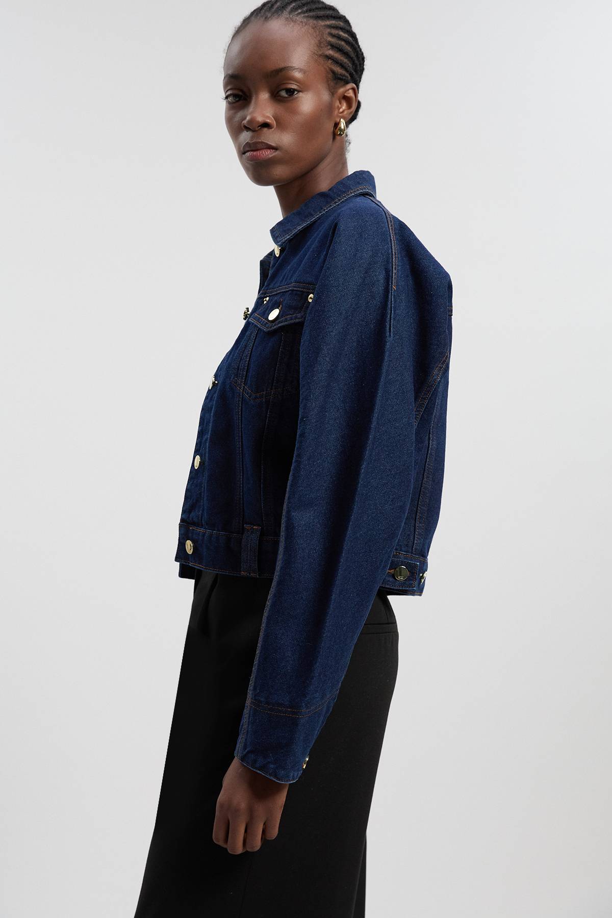 KarenMillen Veste en Jean Courte