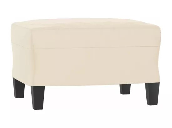 Repose-pied Beige 60x50x41 cm Tissu microfibre