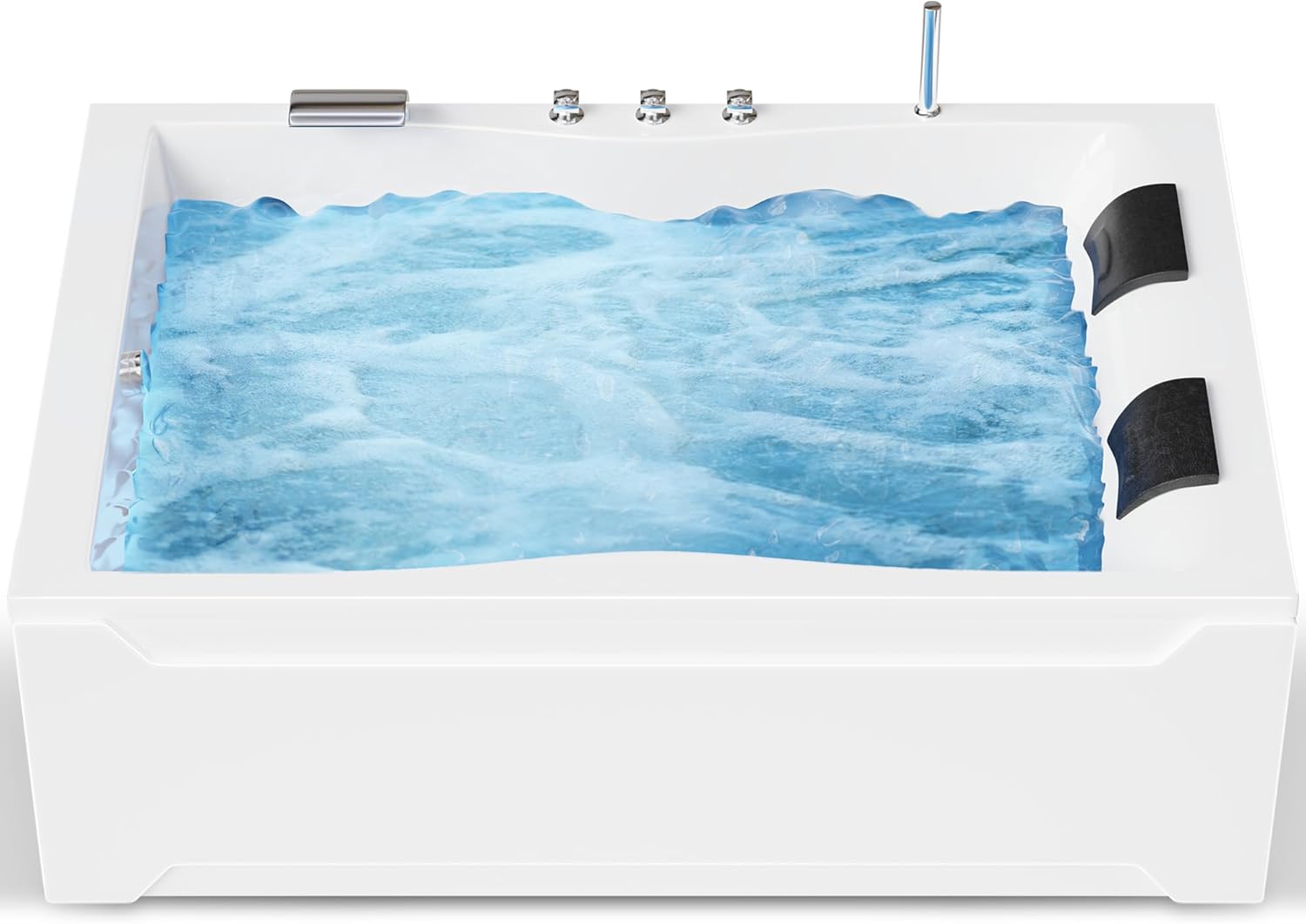 AQUADE Whirlpоol Badewanne 180x120 cm Acryl Badewanne Modell: Hamburg Badеwanne Komplettset Wellness Badеwanne 2 Personen - Wählen Sie Ihre perfekte Wanne/Whirlpоol: Basic, Classic, Air-Relax, Lux
