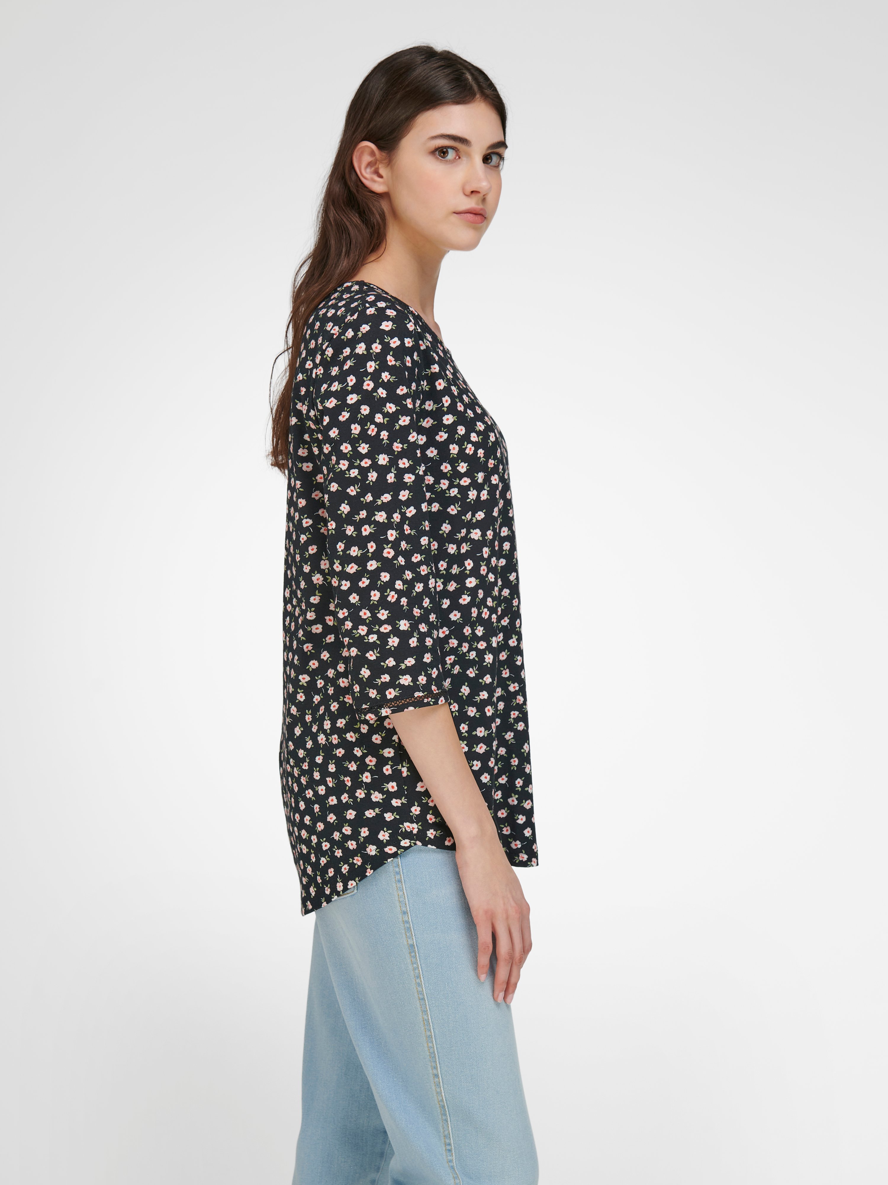 Rundhals-Shirt
