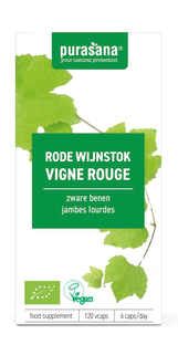 Purasana Rode Wijnstok Capsules 120VCP