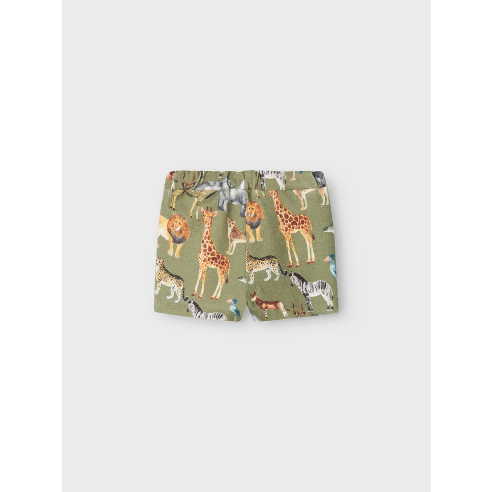 Køb Name It Oil Green Jasen Shorts