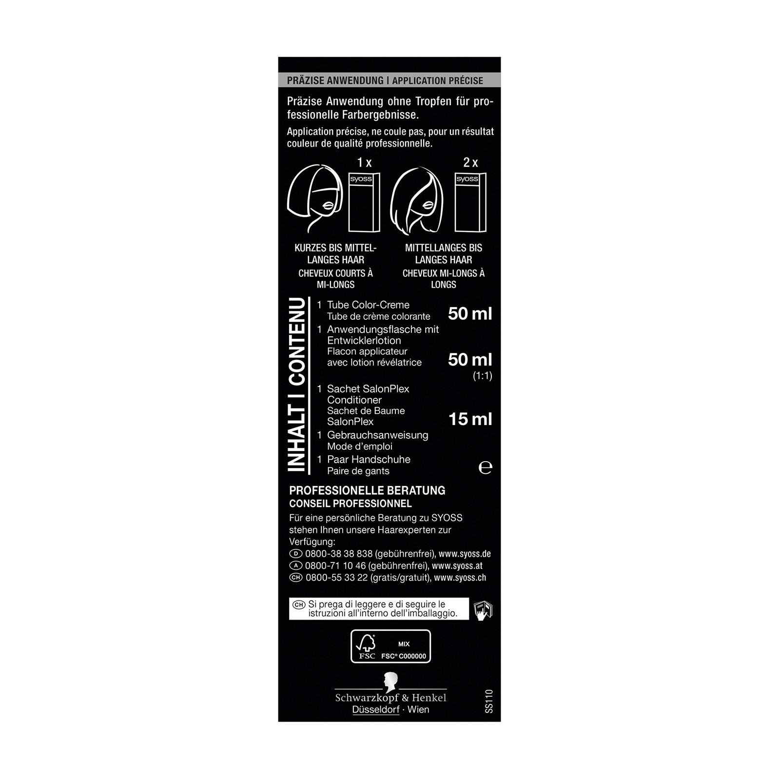 Syoss Color 1-1 Schwarz