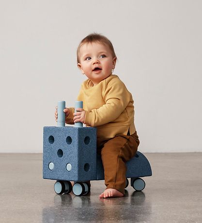 MODU Lauflernwagen - Tiny Ride - 10 Teile - 40x20x36 cm - Deep B