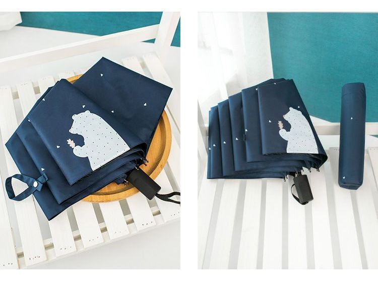 Fenmo - Compacte paraplu met berenprint