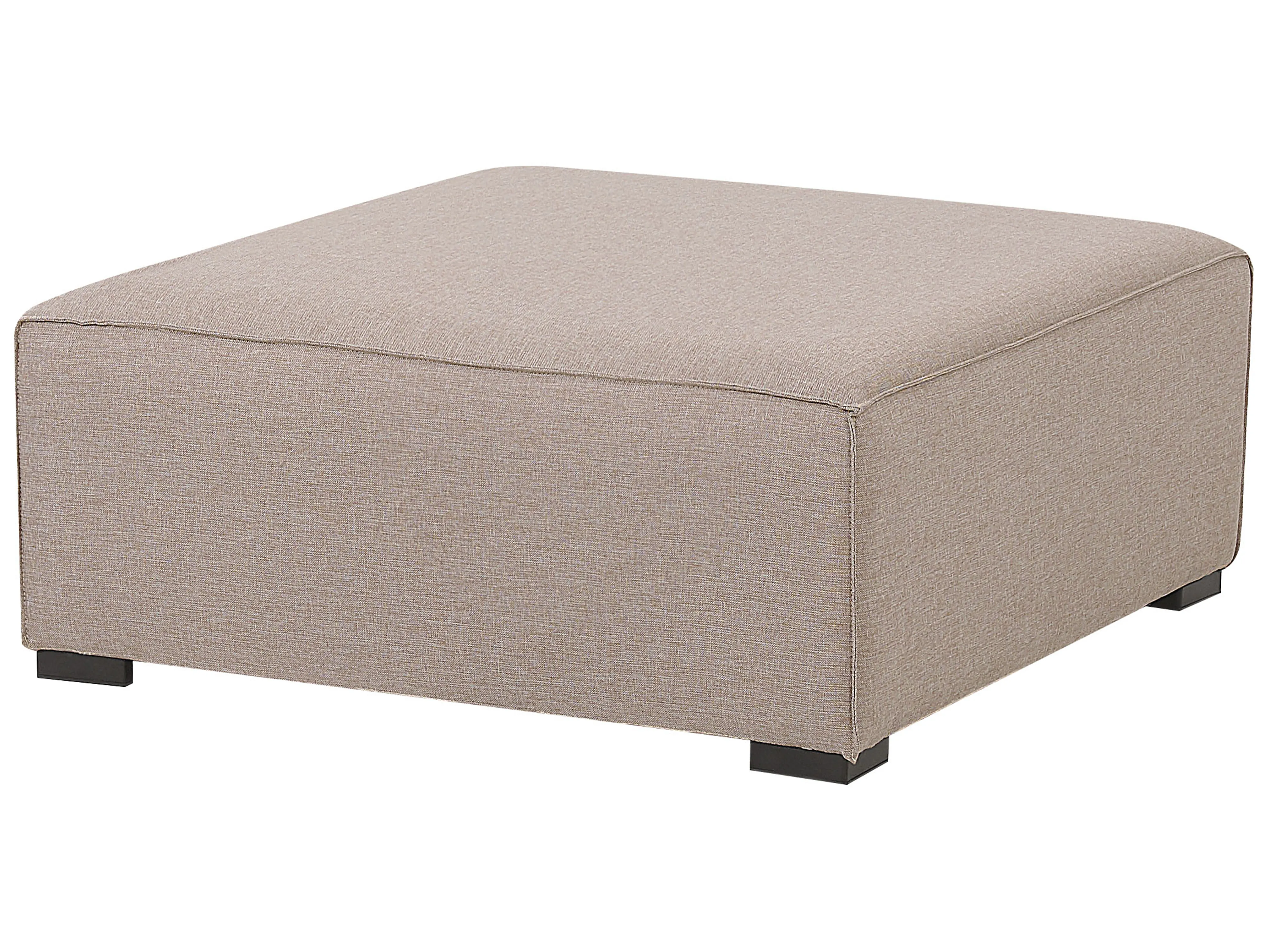 Tuin loungebank met ottomaan 4-zits AREZZO modulair Beige