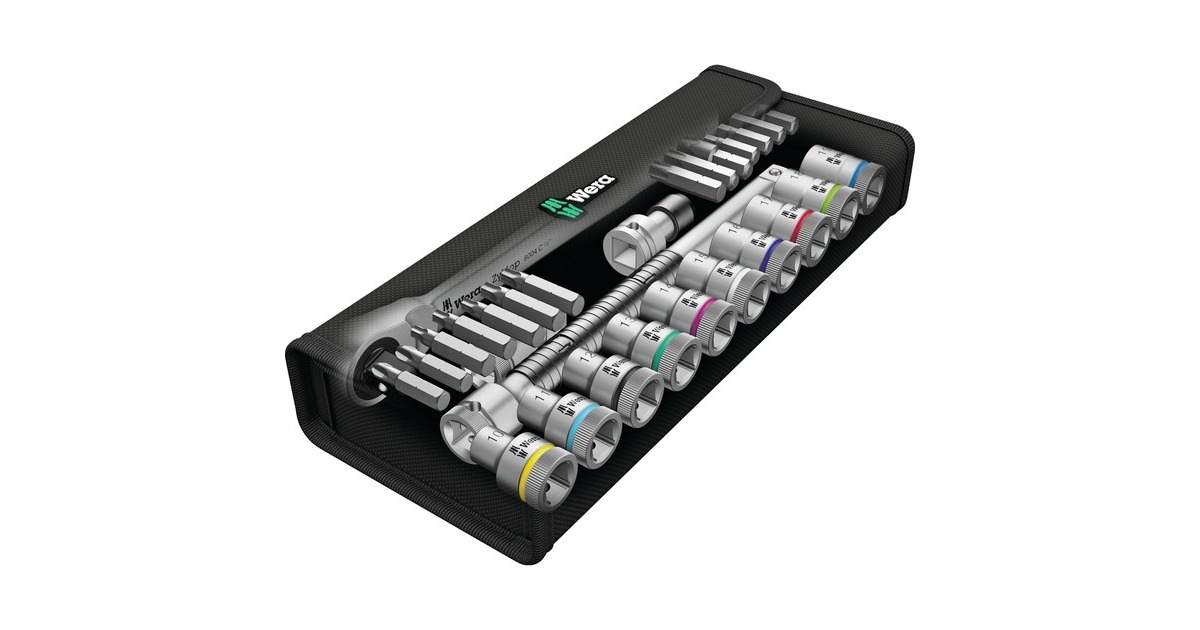 Wera8100 SC 8 Zyklop Metal-ratelset omschakelbaar, 1/2