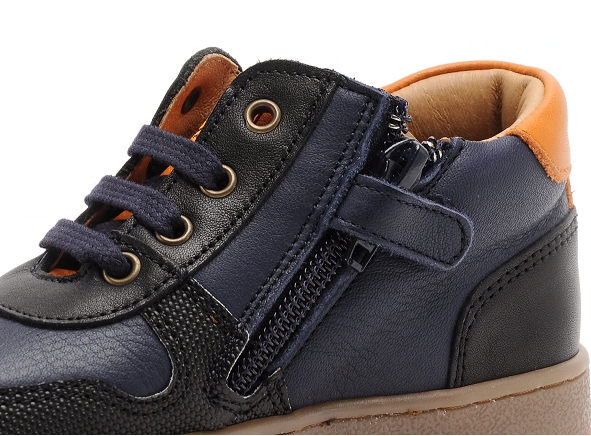 Gbb boots bottine enfant rosko bleu