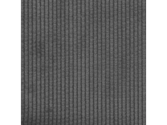 Canapé-chaise accoudoirs gris foncé 54 cm tissu velours c?telé