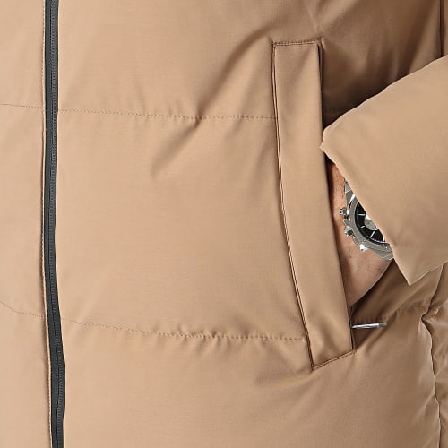 Doudoune Capuche Camel