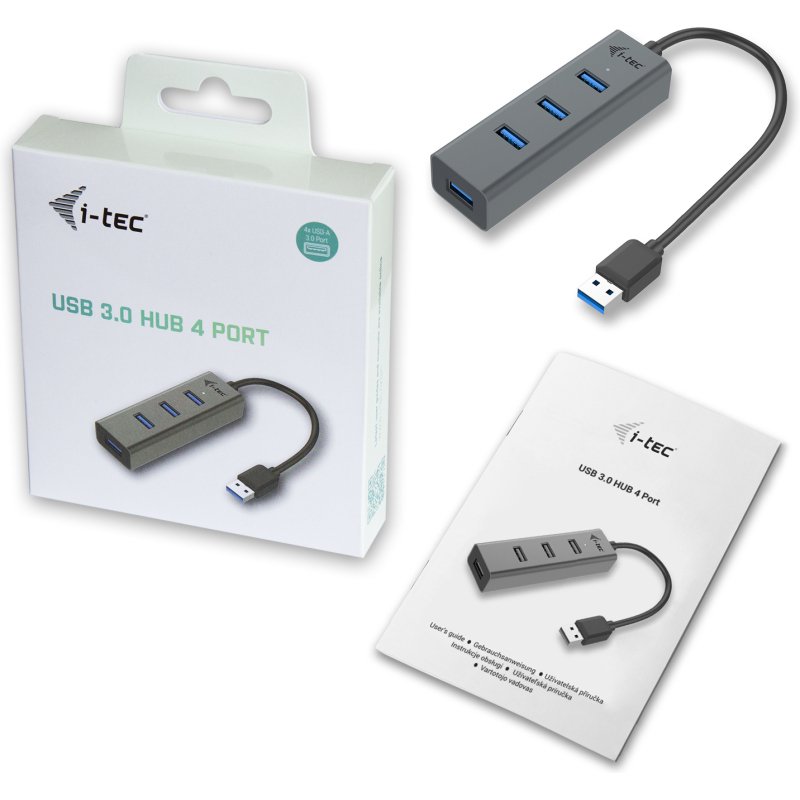 i-tec Metal USB 3.0 HUB 4 Port