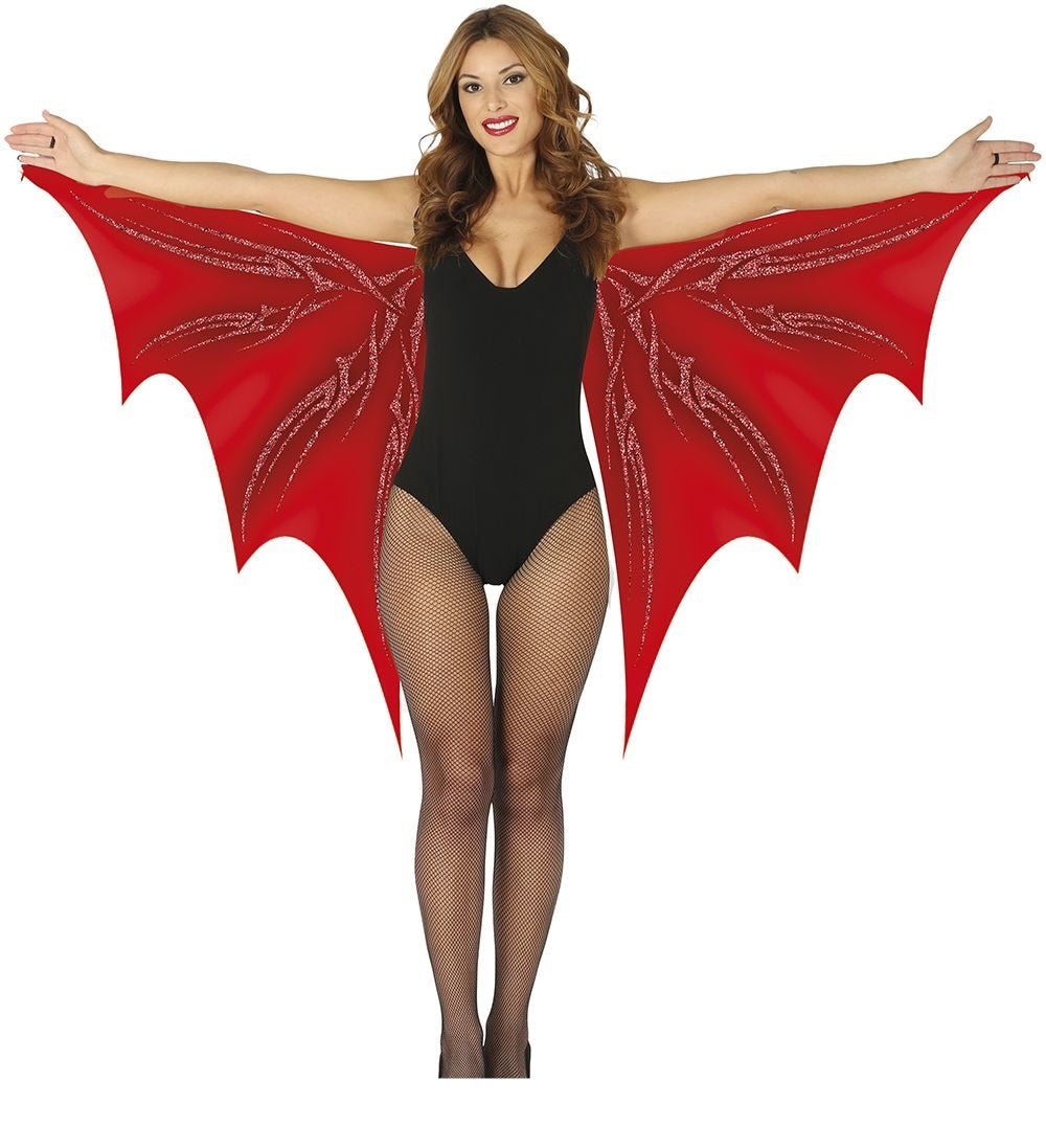 Halloween Vleugels Rood 1,7m